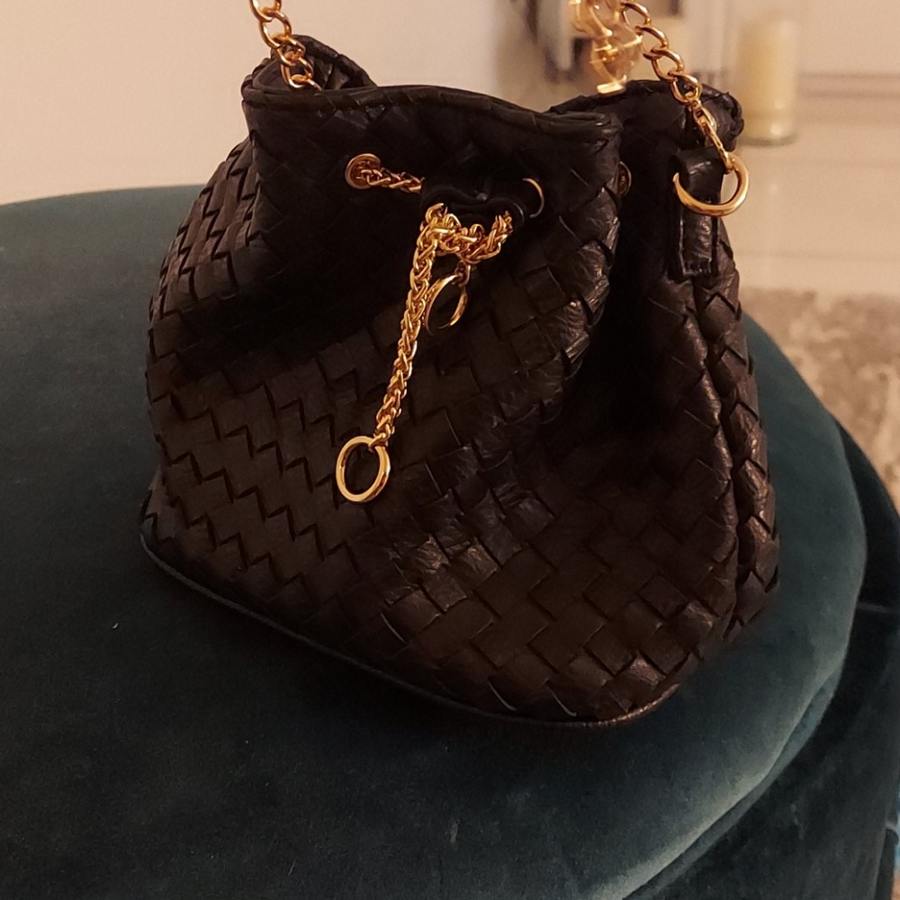 Shoulder, buckets evening bag